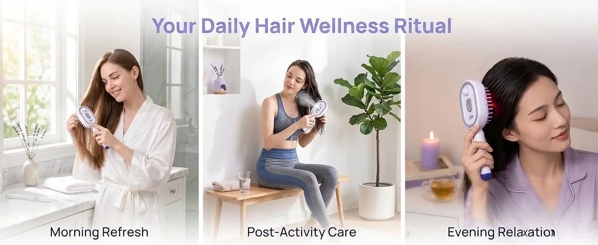 3-in-1 Scalp Massager Comb