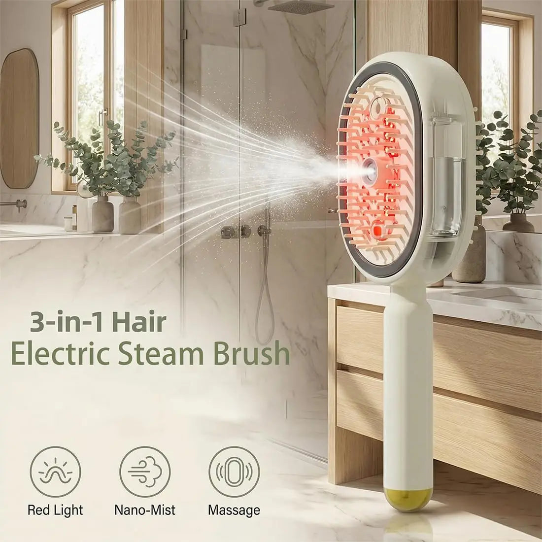 3-in-1 Scalp Massager Comb