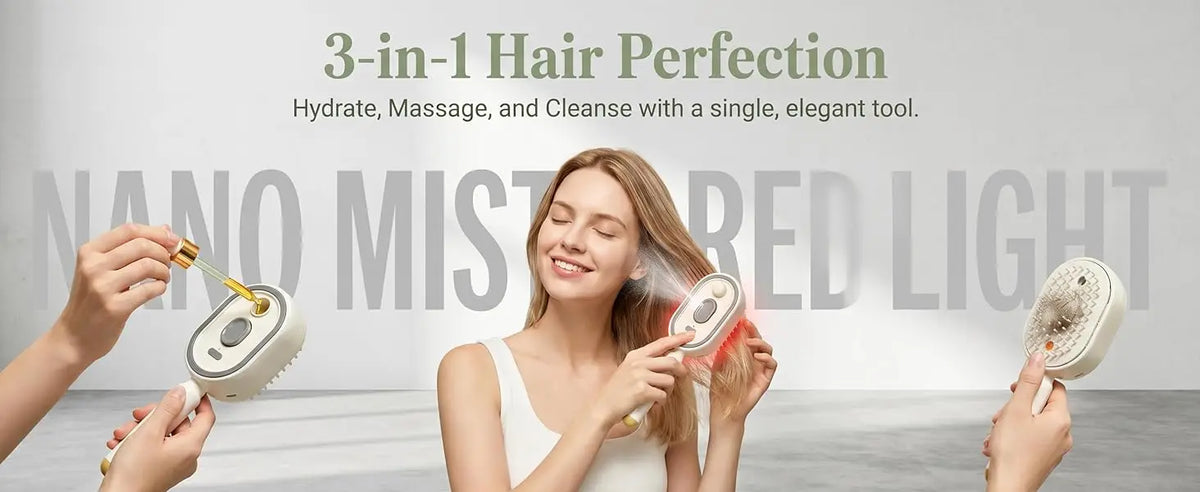 3-in-1 Scalp Massager Comb